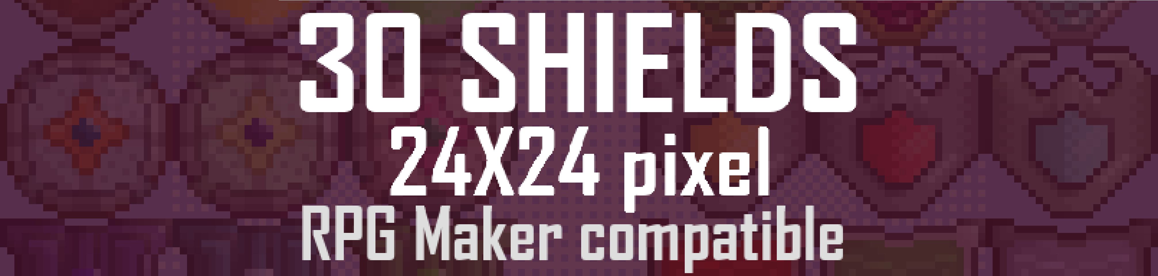 [24x24] RPG Shields Sprites