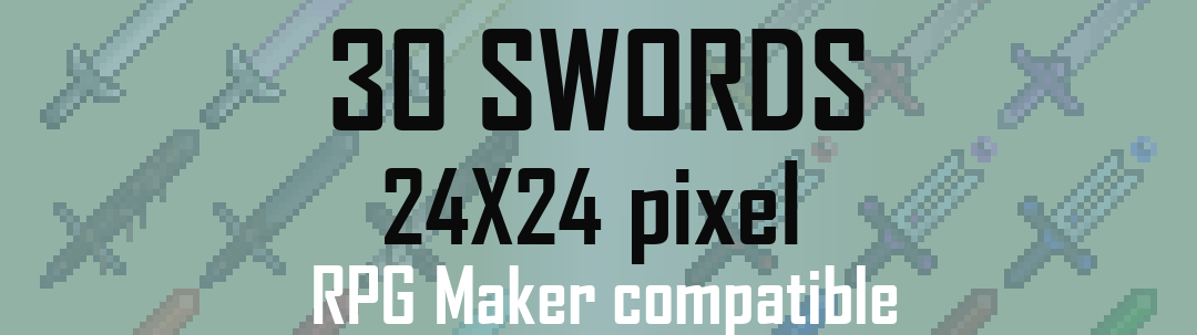 [24x24] RPG swords sprites